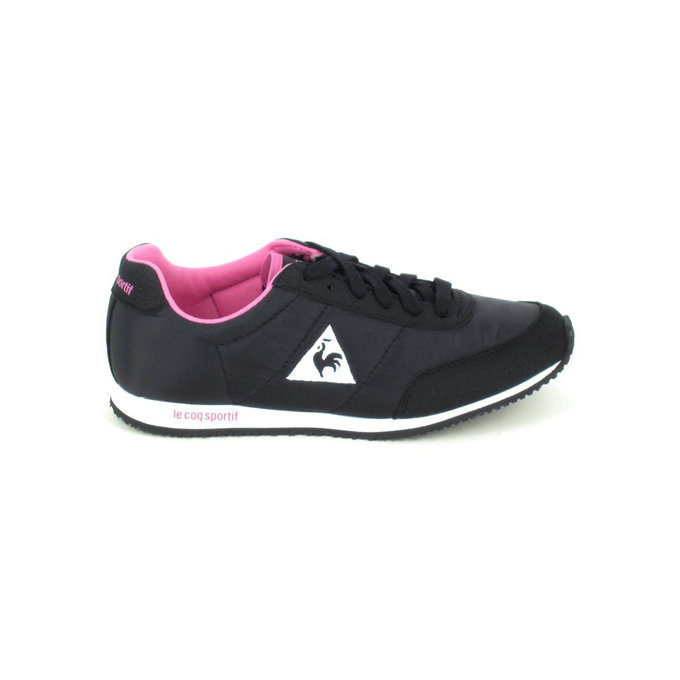 Le Coq Sportif Racerone Noir Rose Noir Chaussures Femme